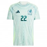 Günstige Fußballtrikots Mexiko Hirving Lozano 22 Auswärtstrikot 2024 Kurzarm